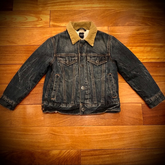 Gap Cozy Sherpa Lined Jean Jacket - Picture 1 of 6